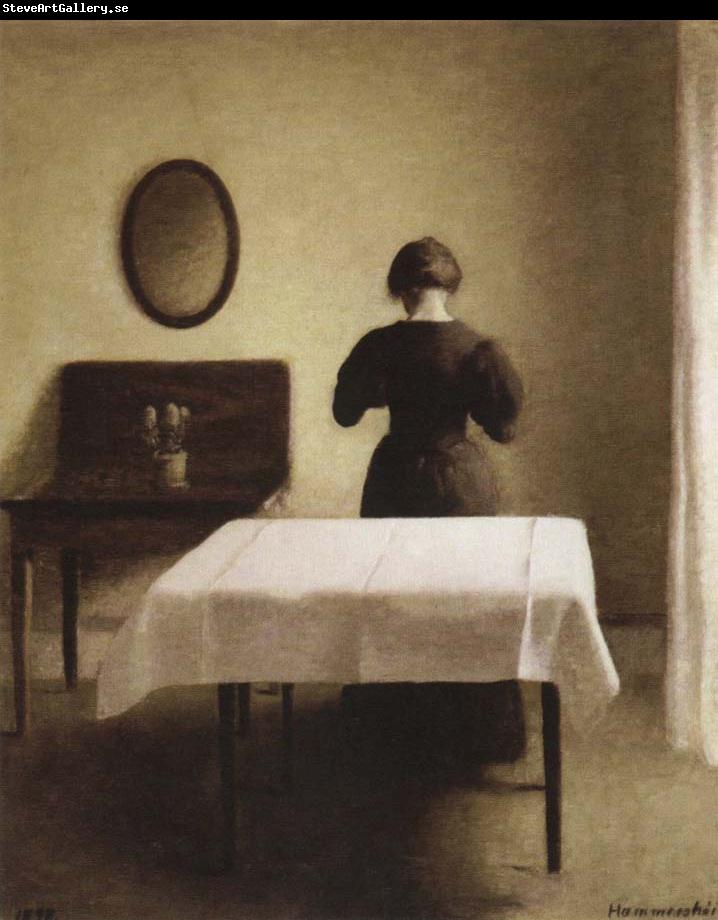 Vilhelm Hammershoi interior